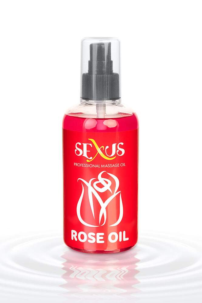 Фото Массажное масло Sexus с ароматом розы Rose Oil 200 мл