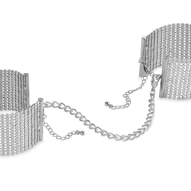 Фото Bijoux Indiscrets Наручники из металлической сетки серебряные