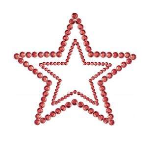 Bijoux Indiscrets Украшение на грудь Mimi Star красное