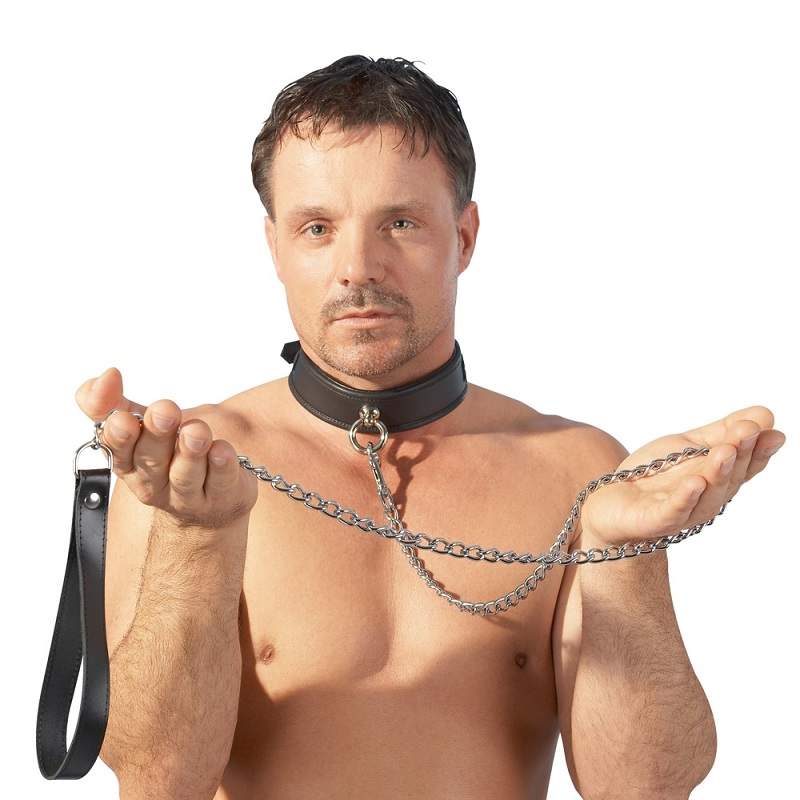 Фото BDSM Привязь кожаная ZADO Leather Leash