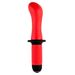 Анальный стимулятор Black & Red by TOYFA с вибрацией, водонепроницаемый, силикон, красный, 27 см, Ø 5,7 см
