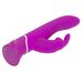 Happy Rabbit Вибратор с клиторальным стимулятором Beaded G-Spot фиолетовый