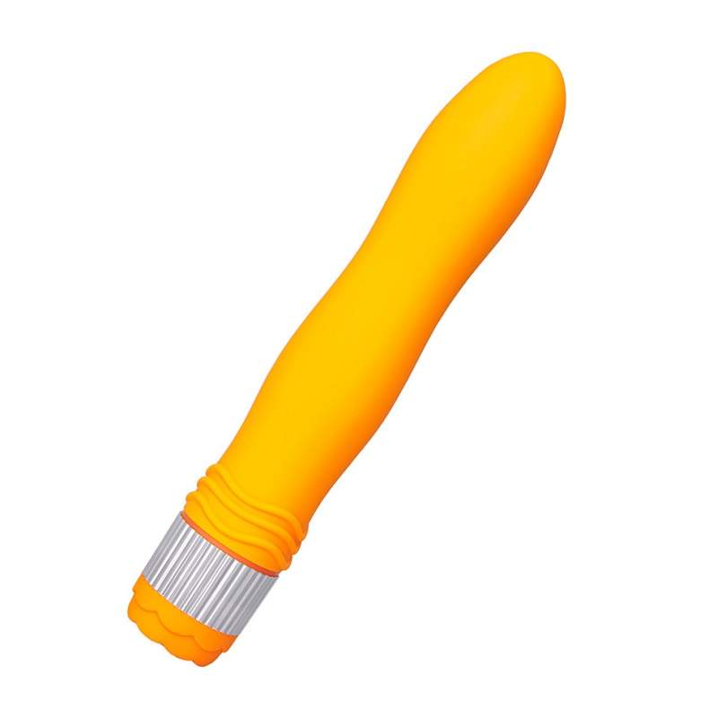 Фото Вибратор Sexus Funny Five, ABS пластик, оранжевый, 21,5 см