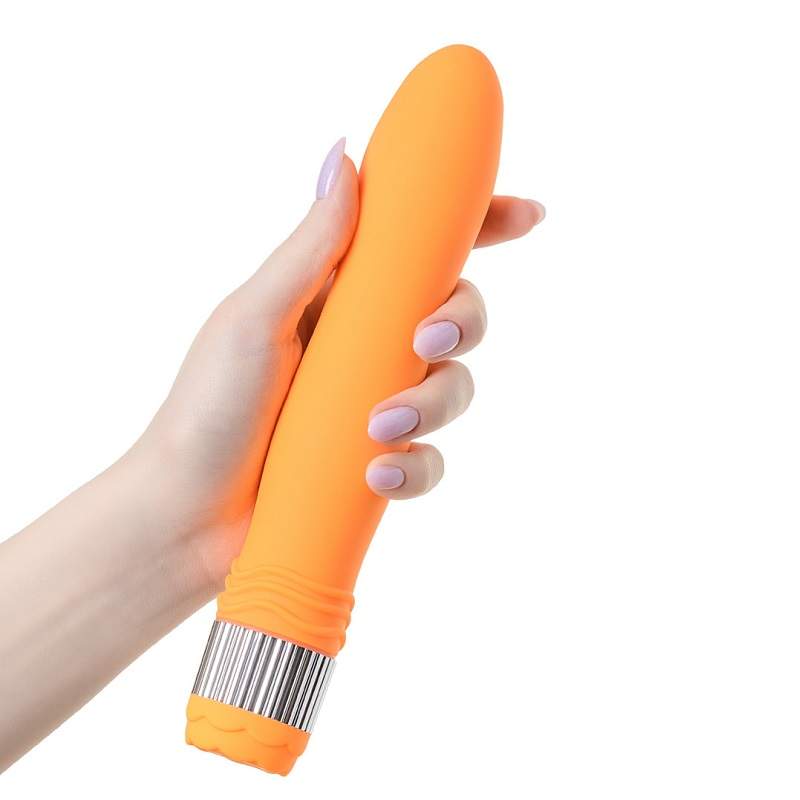 Фото Вибратор Sexus Funny Five, ABS пластик, оранжевый, 21,5 см