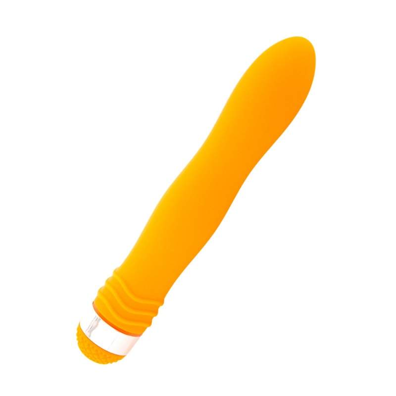 Фото Вибратор Sexus Funny Five, ABS пластик, оранжевый, 18 см.