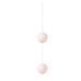 Вагинальные шарики Dream Toys, белые, Ø3,5 см