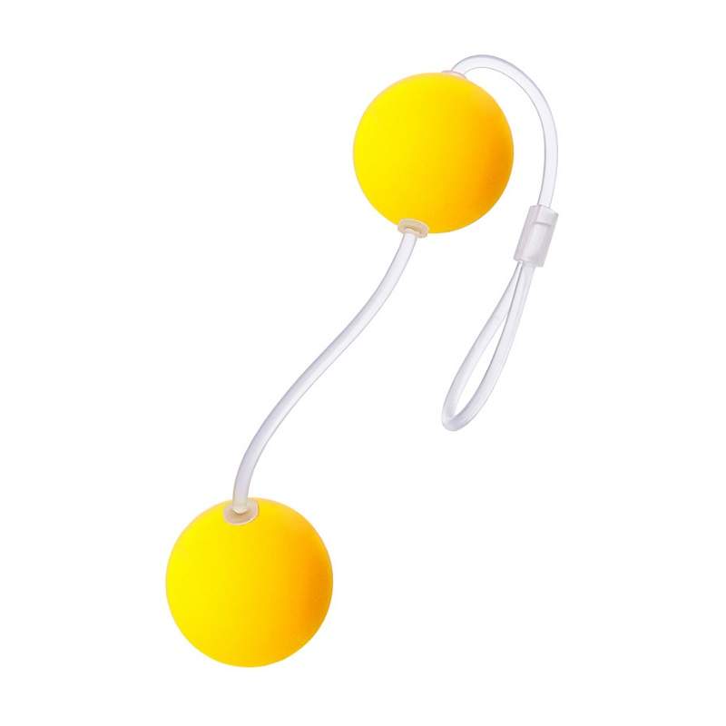 Фото Вагинальные шарики Sexus Funny Five, ABS пластик, Желтый, Ø 3 см