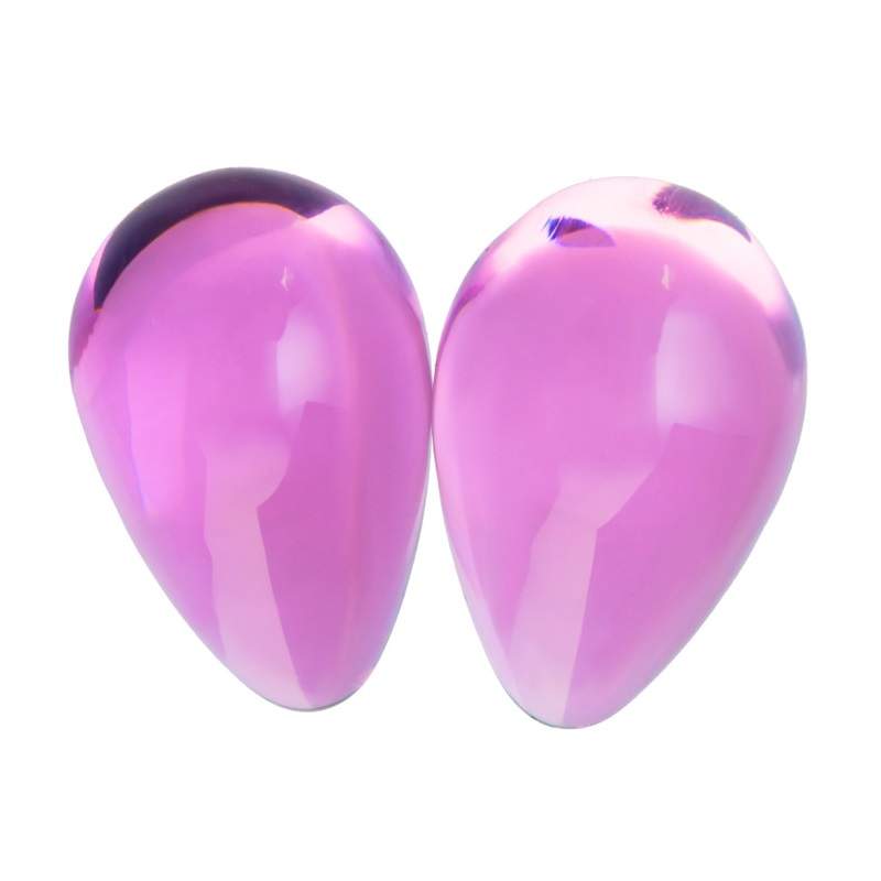 Фото Вагинальные шарики Sexus Glass, стекло, розовые, Ø 2,7 см