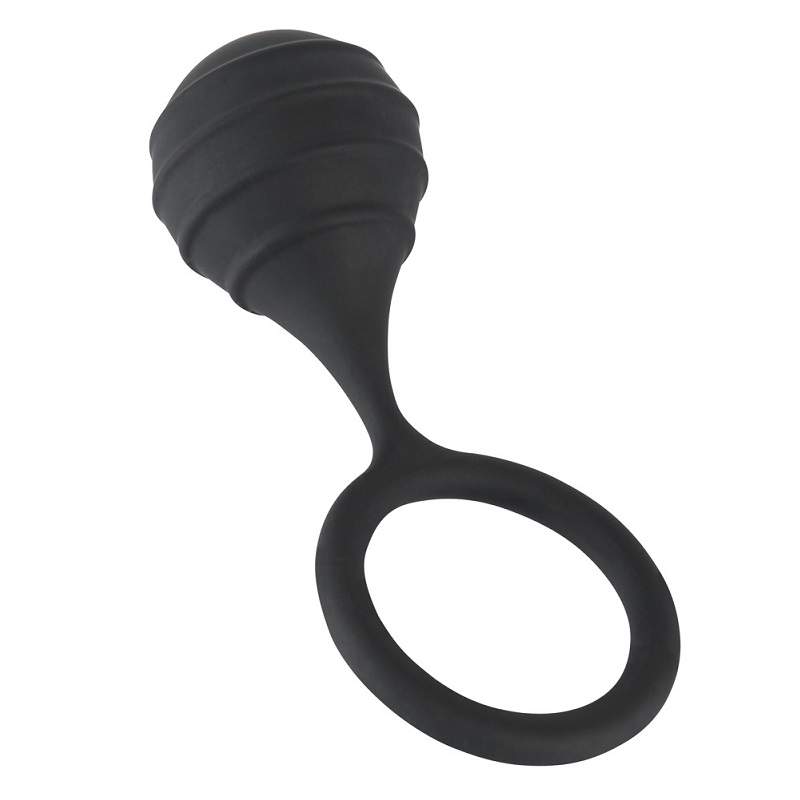Фото Black Velvets Насадка-кольцо Cock Ring+Weight с утяжелением