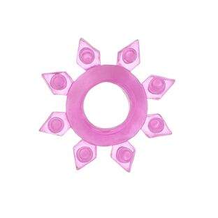 Эрекционное кольцо на пенис TOYFA, TPE, розовый