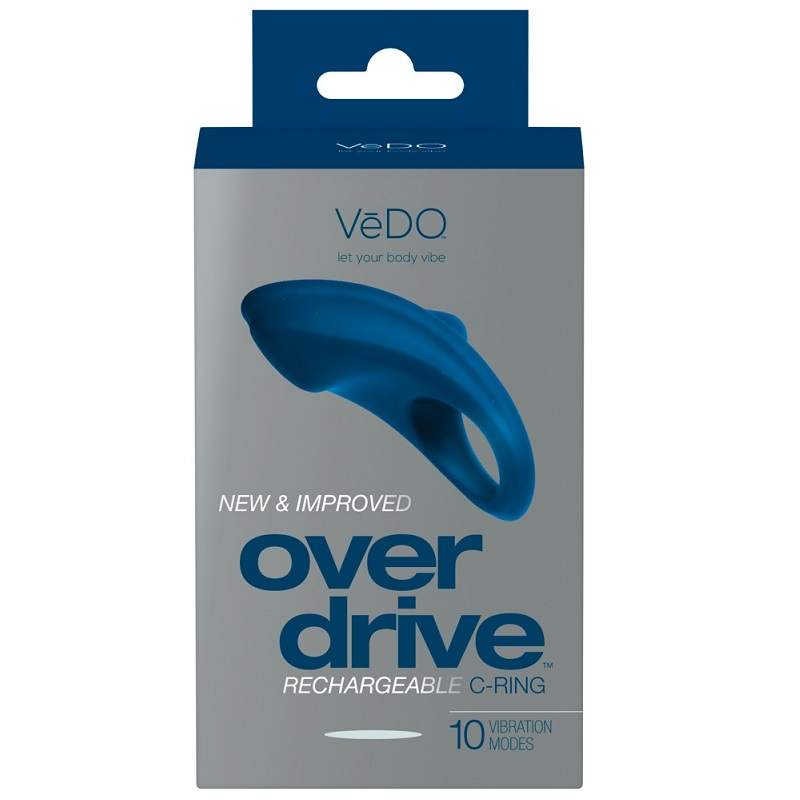 Фото VeDO Виброкольцо Over Drive Plus синее