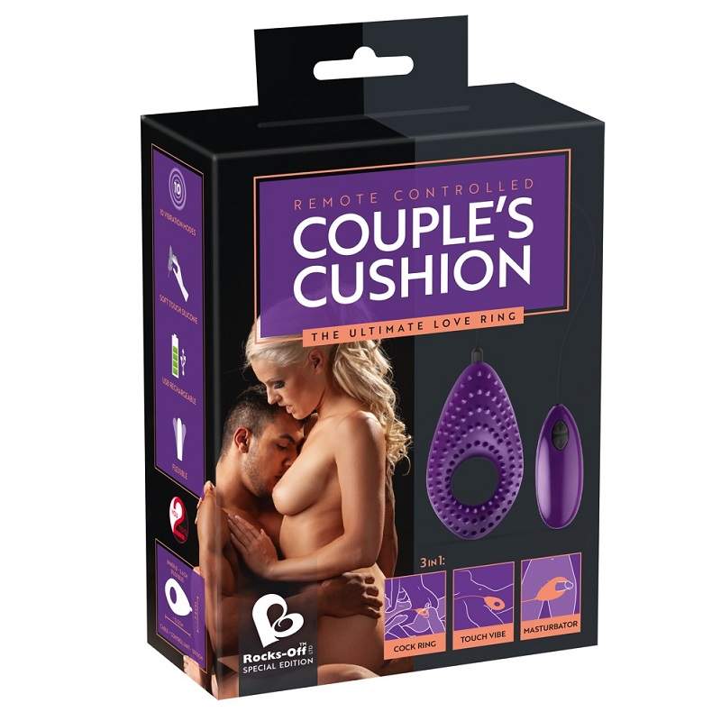 Фото You2Toys Виброкольцо Couples Cushion фиолетовое