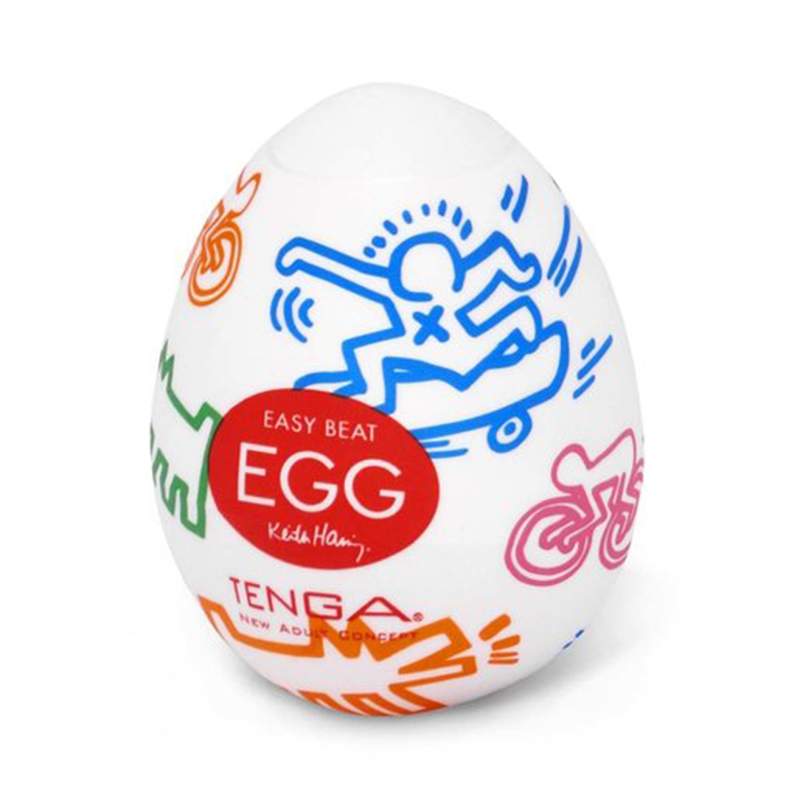 Фото TENGA&Keith Haring Egg Мастурбатор яйцо Street