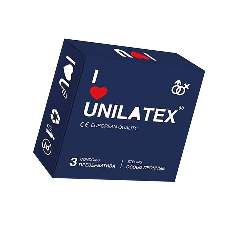 Фото Презервативы Unilatex Extra Strong №3 гладкие