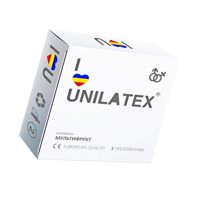Фото Презервативы Unilatex Multifrutis №3 ароматизированные, цветные