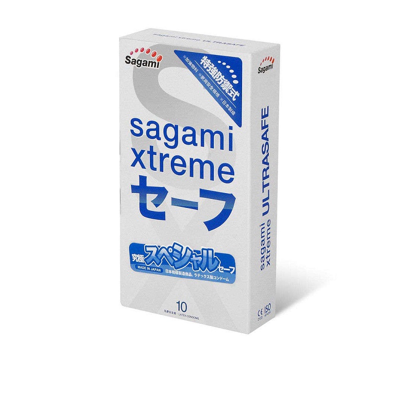 Фото Презервативы SAGAMI Xtreme Ultrasafe 10шт. латексные с двойным количеством смазки