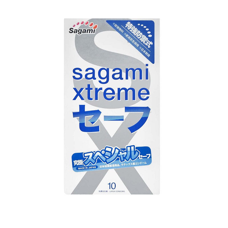 Фото Презервативы SAGAMI Xtreme Ultrasafe 10шт. латексные с двойным количеством смазки