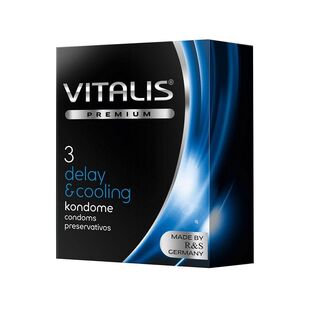 VITALIS №3 Delay&cooling Презервативы с охлаждающим эффектом