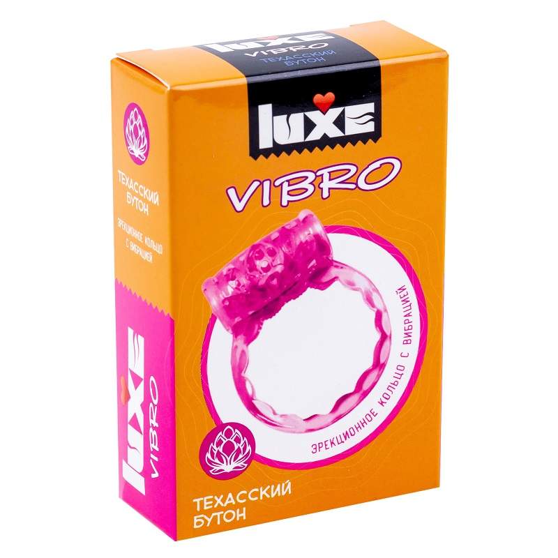 Фото Luxe VIBRO Виброкольцо + презерватив Техасский бутон 1шт.