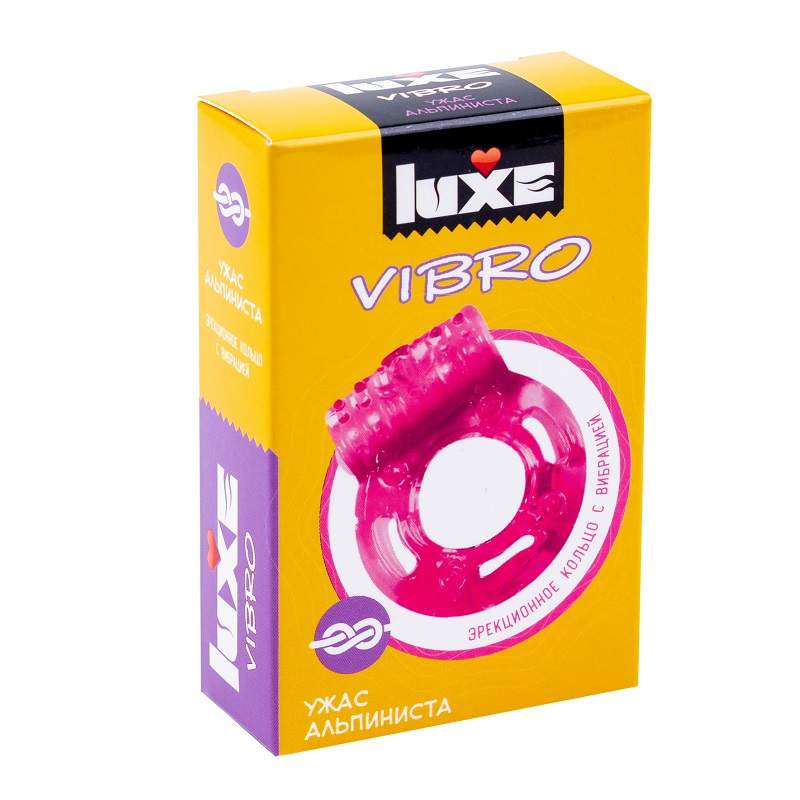 Фото Luxe VIBRO Виброкольцо + презерватив Ужас альпиниста 1шт.