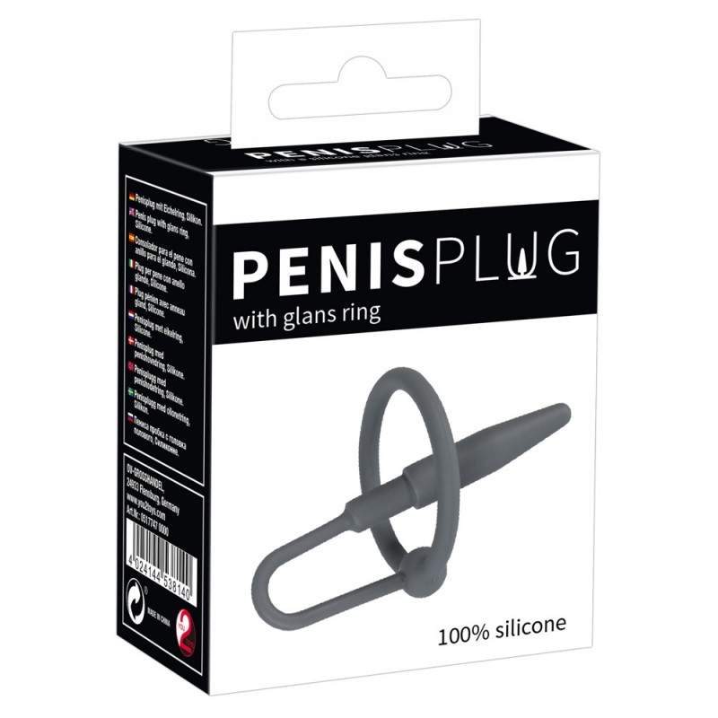 Фото Стимулятор для уретры с кольцом для головки Penis Plug