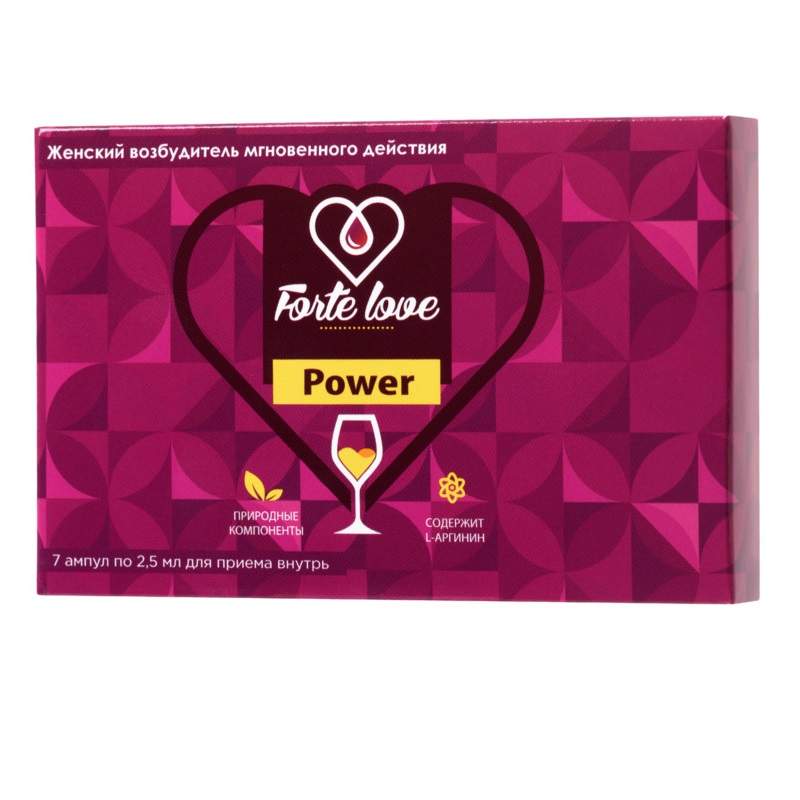 Фото Капли для женщин Forte Love Power,7 ампул по 2,5 мл