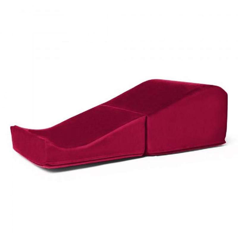 Фото Liberator Retail Flip Ramp Подушка для любви рубиновая с чехлом из вельвета