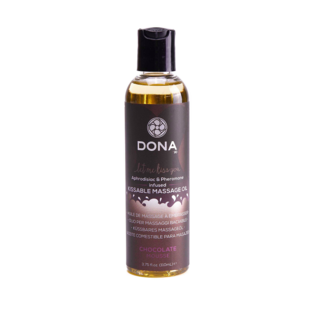 Массажное масло вкусовое System Jo Dona с феромонами и ароматом "Шоколадный мусс" 110 г