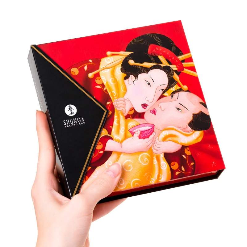 Фото Набор подарочный Shunga Geisha's Secret Клубника и шампанское 5 предметов