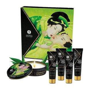 Набор подарочный Shunga Geisha's Secret ОРГАНИКА Экзотический зеленый чай 5 предметов