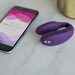 Вибростимулятор We-Vibe Sync для пар фиолетовый с возможностью управления через смартфон