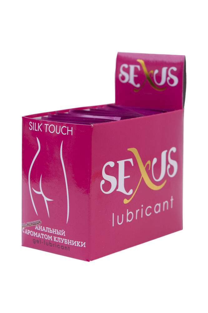 Фото Анальный  гель-лубрикант Sexus на водной основе для женщин с ароматом клубники Silk Touch Strawberry Anal 6 мл