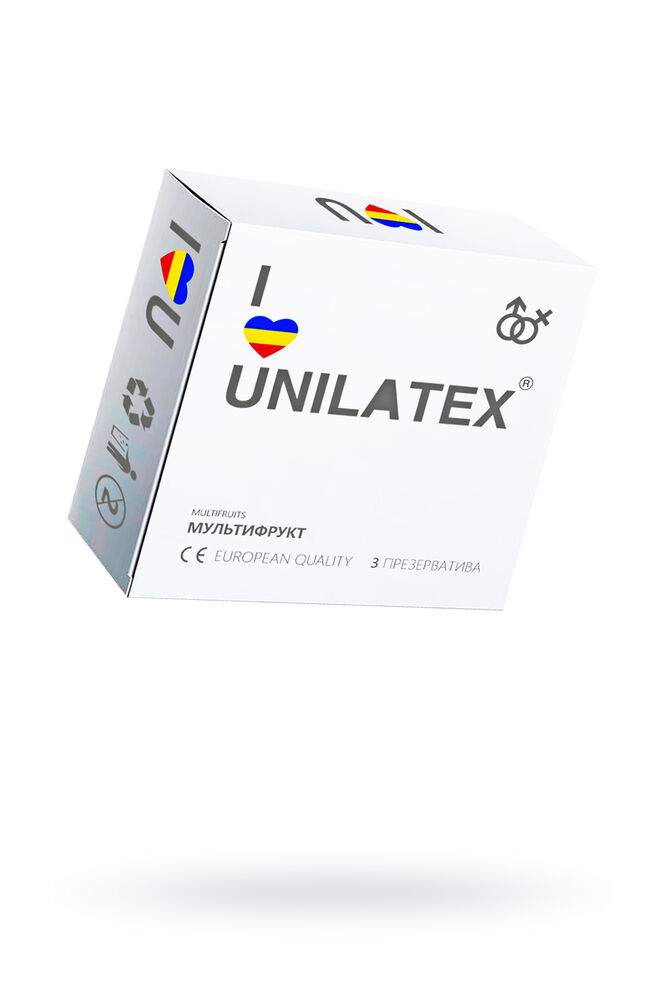 Фото Презервативы Unilatex Multifrutis №3  ароматизированные ,цветные