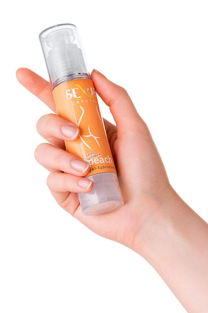 Фото Анальный гель-лубрикант Sexus на водной основе для женщин с ароматом персика Crystal Peach Anal 60 мл